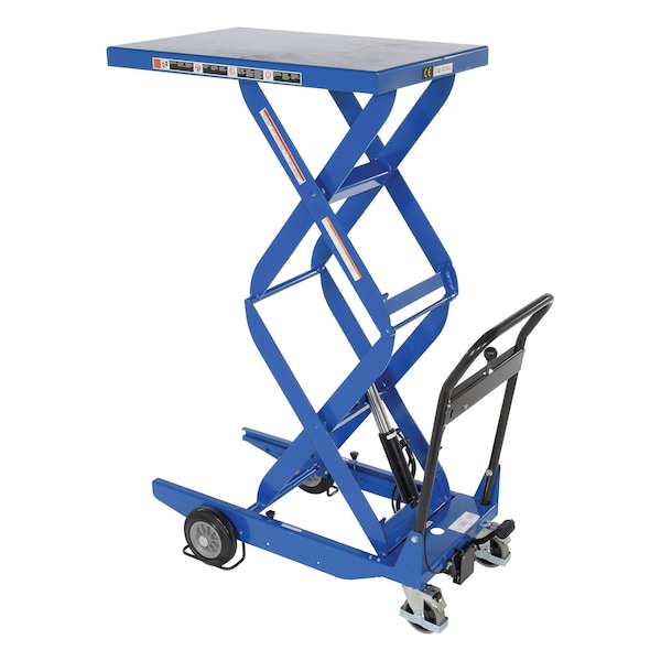 Vestil Double Scissor Cart, 400 lb. Cap, 23-3/5"W. 35-2/5"L CART-400-D-HR - main